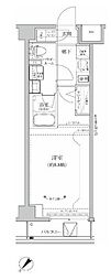RELUXIA GRANDE 川崎大師公園 1Kの間取図画像