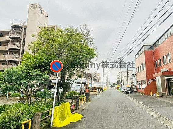 前面道路の様子...