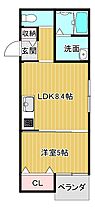 福岡県八女市鵜池56（賃貸アパート1LDK・3階・34.48㎡） その2