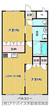 ロイヤルヒルズI番館 103 ｜ 福岡県八女郡広川町大字広川39-1（賃貸アパート2LDK・1階・51.30㎡） その2