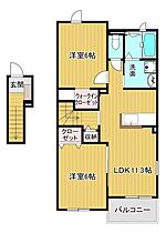 福岡県八女郡広川町大字新代2439-1（賃貸アパート2LDK・2階・58.21㎡） その2