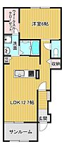 福岡県八女郡広川町大字長延（賃貸アパート1LDK・1階・50.07㎡） その2