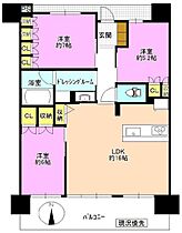 サーパス若里弐番館  ｜ 長野県長野市若里６丁目（賃貸マンション3LDK・9階・80.55㎡） その2