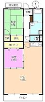 岡田ハイム  ｜ 長野県長野市大字中御所岡田町（賃貸マンション2LDK・2階・63.28㎡） その2