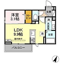 グランスクエア　IV番館 303 ｜ 長野県長野市大字鶴賀田町（賃貸アパート1LDK・3階・32.05㎡） その2