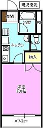 ラピッズセブンビル 1Kの間取図画像