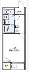 レオネクストリバティーベル 1Kの間取図画像