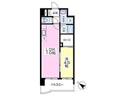 パルデンスエコノ7 1LDKの間取図画像