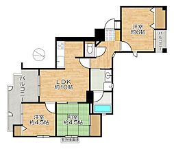 間取図画像 3LDK