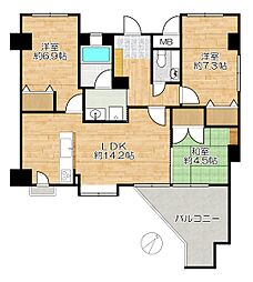 間取図画像 3LDK