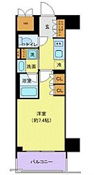 BRANSIESTA浅草雷門 1Kの間取図画像