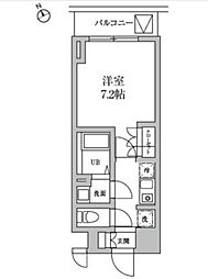 JR総武本線 馬喰町駅 徒歩1分の賃貸マンション 4階1Kの間取り