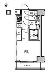 S-RESIDENCEOshiageSouth 1Kの間取図画像