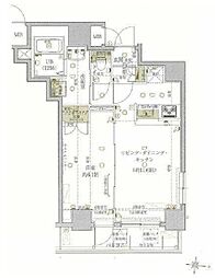 RisingPlace浅草EAST 1LDKの間取図画像
