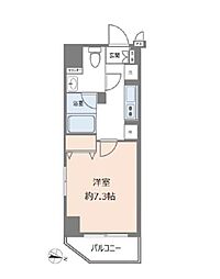 ライジングプレイス押上三番館 1Kの間取図画像