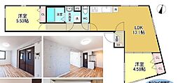 CONTESSA 2LDKの間取図画像