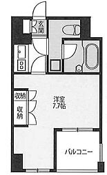 エスティメゾン浅草駒形 1Kの間取図画像
