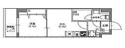 S-RESIDENCEOshiageBlossom 1DKの間取図画像