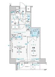 MAINSTAGE入谷4 1LDKの間取図画像