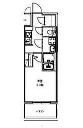 名古屋市天白区古川町マンション 1Kの間取図画像
