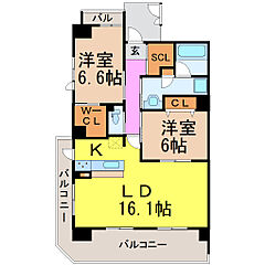 物件の間取り