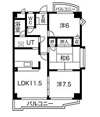 物件の間取り