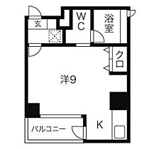 愛知県名古屋市瑞穂区彌富通２丁目（賃貸マンション1R・6階・23.54㎡） その2