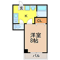 愛知県名古屋市昭和区阿由知通１丁目（賃貸マンション1K・5階・26.73㎡） その2