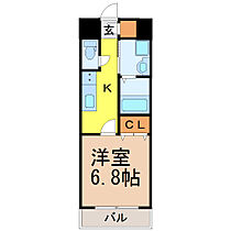 愛知県名古屋市瑞穂区駒場町４丁目（賃貸マンション1K・5階・24.02㎡） その2