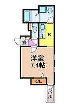 愛知県名古屋市瑞穂区駒場町５丁目（賃貸アパート1K・3階・27.63㎡） その2