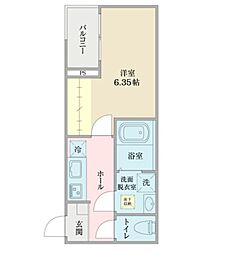 名古屋市営名城線 熱田神宮伝馬町駅 徒歩9分の賃貸アパート 2階1Kの間取り