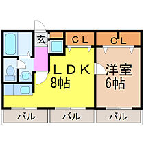 愛知県名古屋市千種区萩岡町（賃貸マンション1LDK・2階・37.95㎡） その2