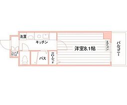 愛知県名古屋市昭和区阿由知通１丁目（賃貸マンション1K・8階・24.23㎡） その2