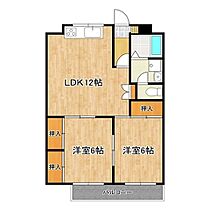 菊水マンション 602 ｜ 茨城県水戸市白梅4丁目（賃貸マンション2LDK・6階・56.70㎡） その2