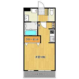 サンマーベラス ワンルームの間取図画像