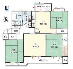 間取図画像 3LDK