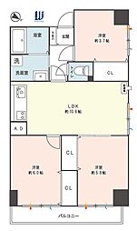 間取図画像 3LDK
