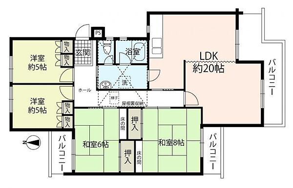 間取りを拡大表示