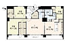 間取り：【3LDK】北西角住戸×132ｍ2超