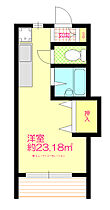 フジメイトC棟 108 ｜ 東京都八王子市犬目町94-1（賃貸アパート1R・1階・23.18㎡） その2