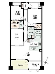 間取図画像 3LDK