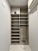 約１帖の広々としたシューズインクロゼット