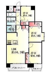 間取図画像 3LDK