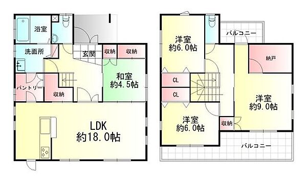 間取りを拡大表示