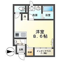 エルミタージュII  ｜ 千葉県柏市若柴（賃貸アパート1R・1階・26.78㎡） その2