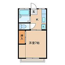 家電付き永瀬ハイツ 203 ｜ 茨城県つくば市春日４丁目（賃貸アパート1K・2階・23.10㎡） その2