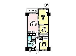 間取図画像 3LDK