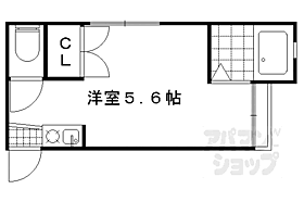 カーザピッコーラ 203 ｜ 京都府京都市北区等持院東町（賃貸アパート1K・2階・16.00㎡） その2