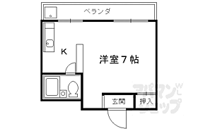 ヤングリーブス 207 ｜ 京都府京都市北区衣笠西御所ノ内町（賃貸マンション1K・2階・19.66㎡） その2