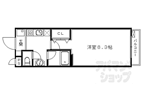 京都府京都市右京区西京極葛野町（賃貸マンション1K・1階・24.30㎡） その2